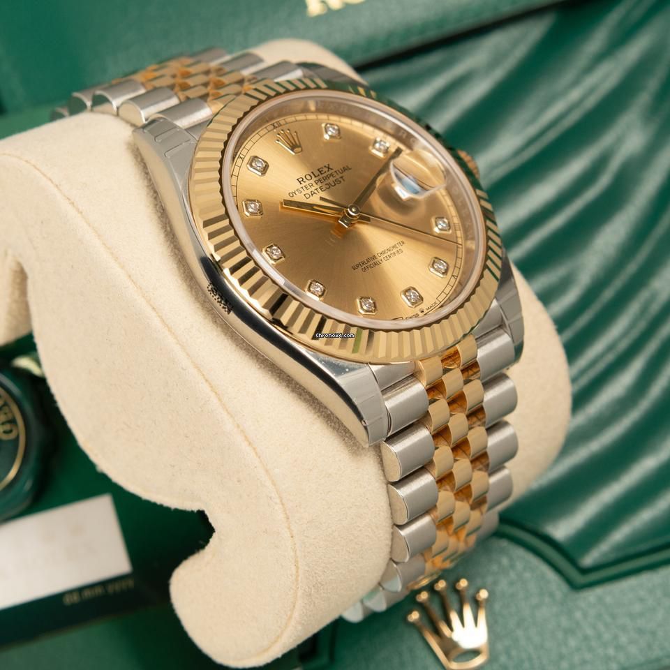 ROLEX SILVER GOLD DESIGN